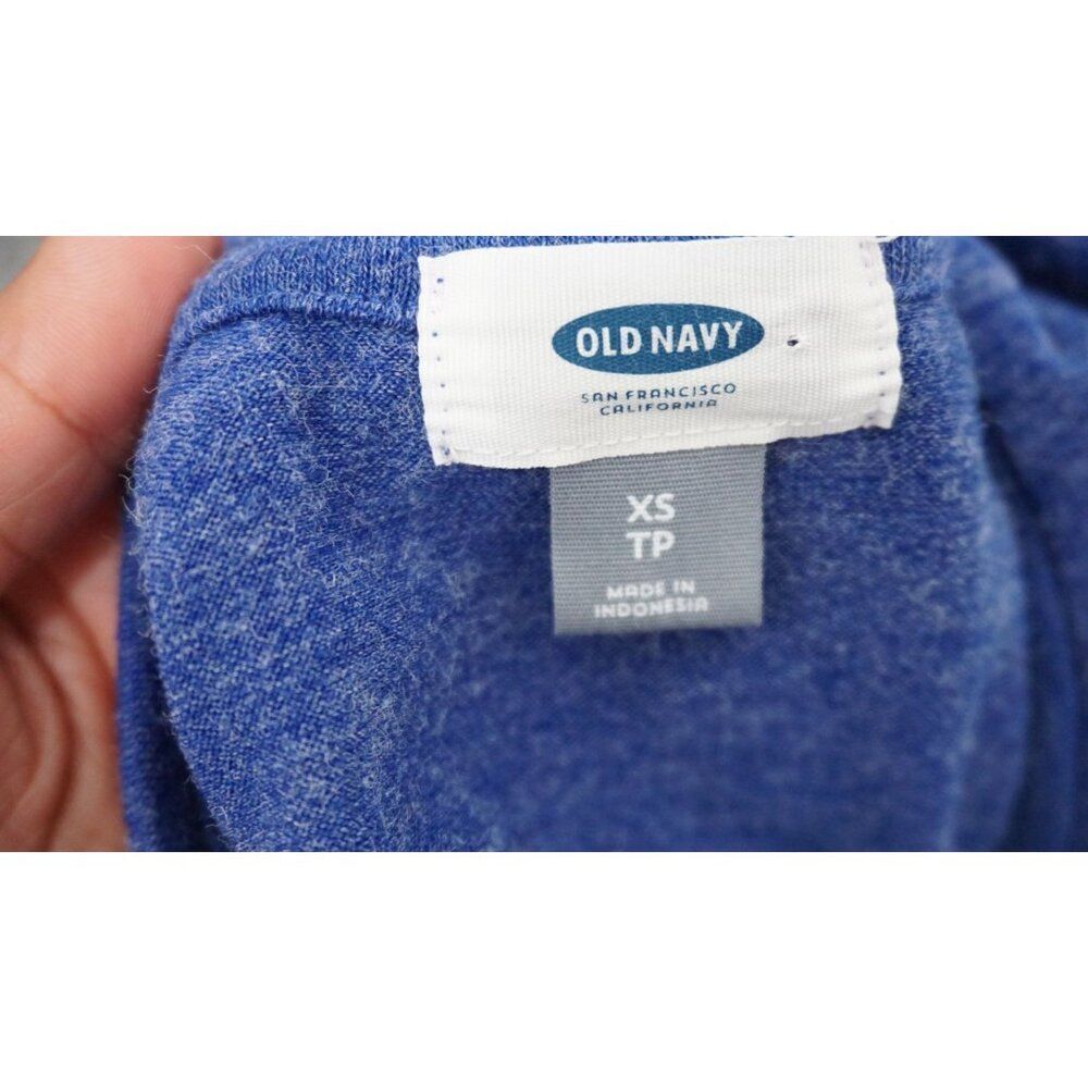 Old Navy Women's Relaxed Long Sleeve Hi-Low Shirt Blue - Size XS - Picture 3 of 14